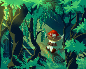 Chouko in the Forest